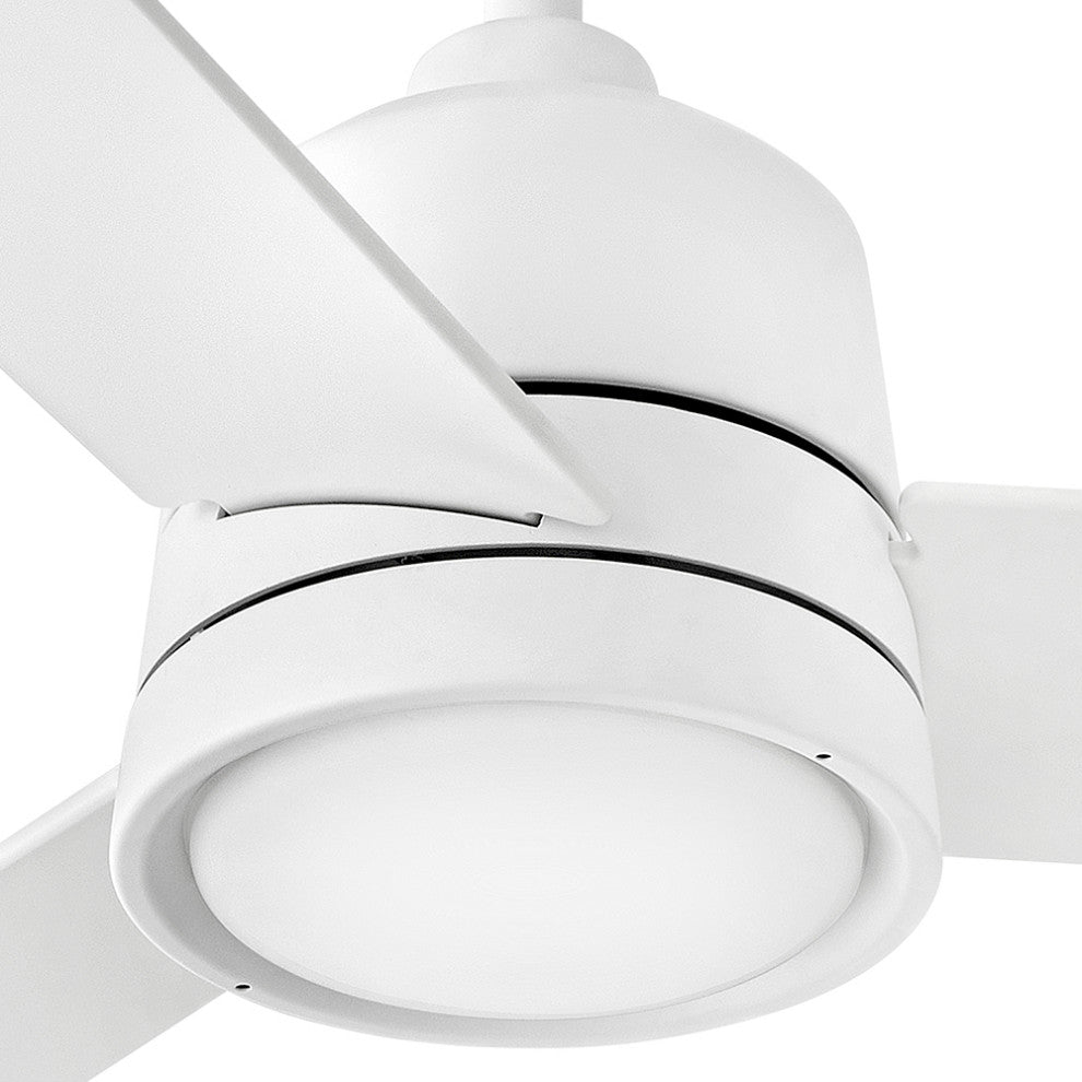 Hinkley Chet 48" Indoor/Outdoor Ceiling Fan, Matte White