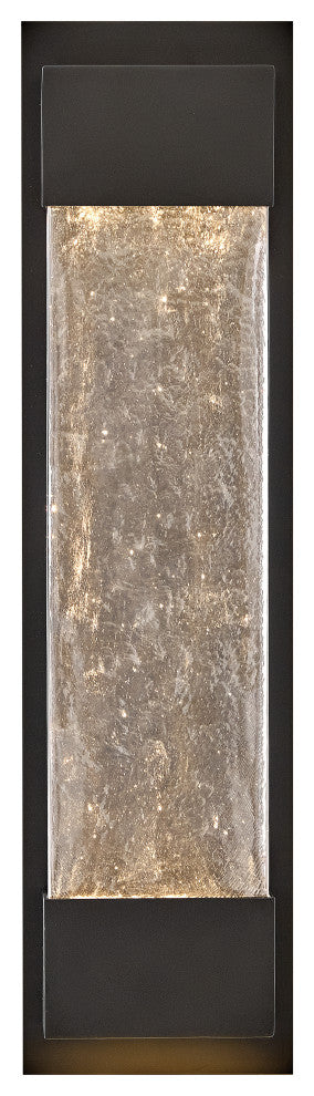 Hinkley Rune Large Wall Mount Lantern, Black