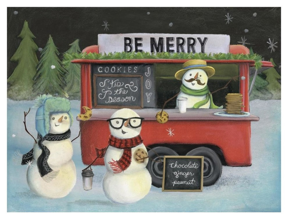 "Christmas on Wheels III" Digital Paper Print by Mary Urban, 26"x20"