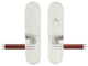 Cabernet Lever, Tubular Passage With Privacy Bolt, LH, Satin Stainless Steel