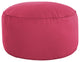 Mozaic Home Canvas Hot P"k Indoor/Outdoor Round Bean Pouf 30x30x15"