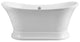 68" Streamline NPT9201WH Soaking Freestanding Tub With External Drain
