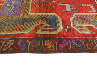 Fine Vintage Distressed Farjad Rust/Burgundy Runner, 3'2x9'11
