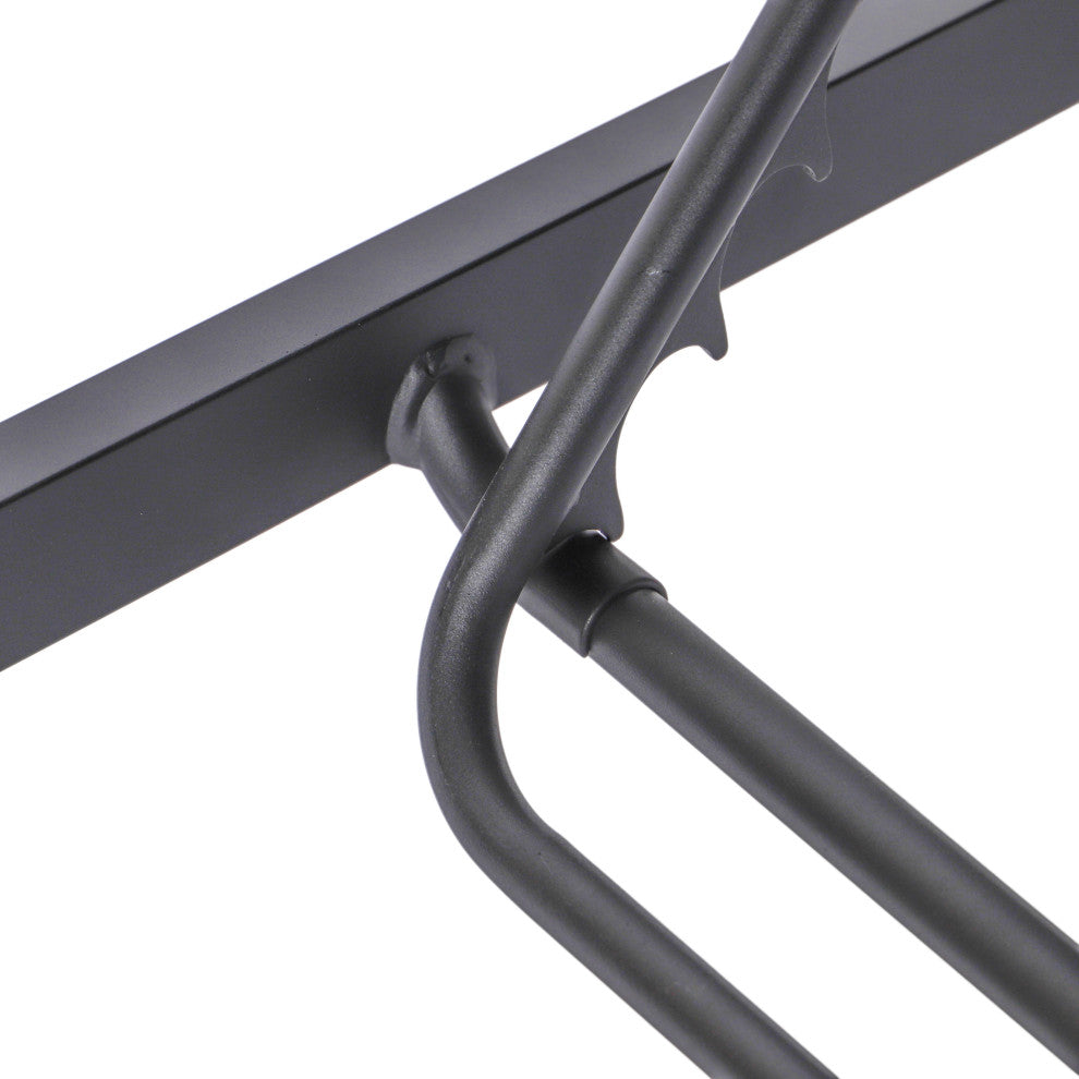 LeisureMod Marlin Patio Chaise Lounge Chair With Black Frame, Green