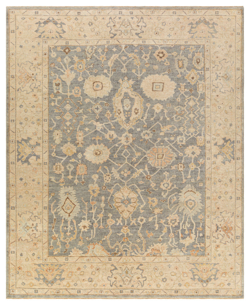 Surya Normandy NOY-8007 Traditional Area Rug, 6' x 9' Rectangle