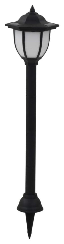 Vidaxl Outdoor Solar Lamps 6-Pieces Led Black