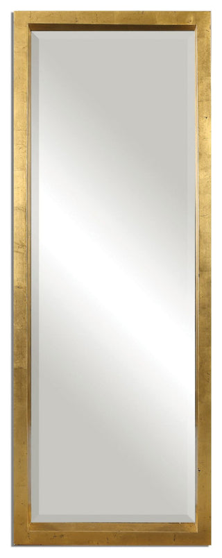 Uttermost 14554 Edmonton 27-1/2" W x 75-1/2" H Rectangular Wood - Antiqued Gold