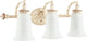 Alameda 3-Light Vanity Fixture, Persian White