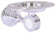 Pacific Grove Dotted Tumbler and Toothbrush Holder, Polished Chrome
