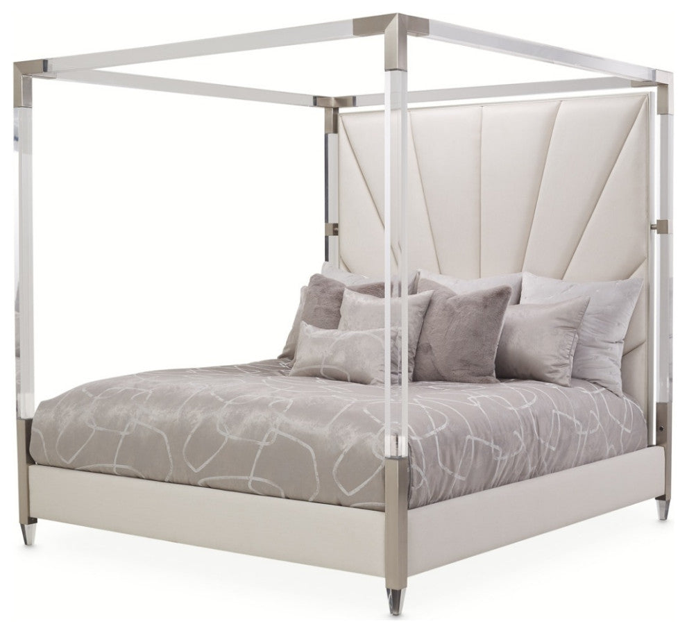 AICO Furniture Lanterna 7 Piece King Bedroom Set