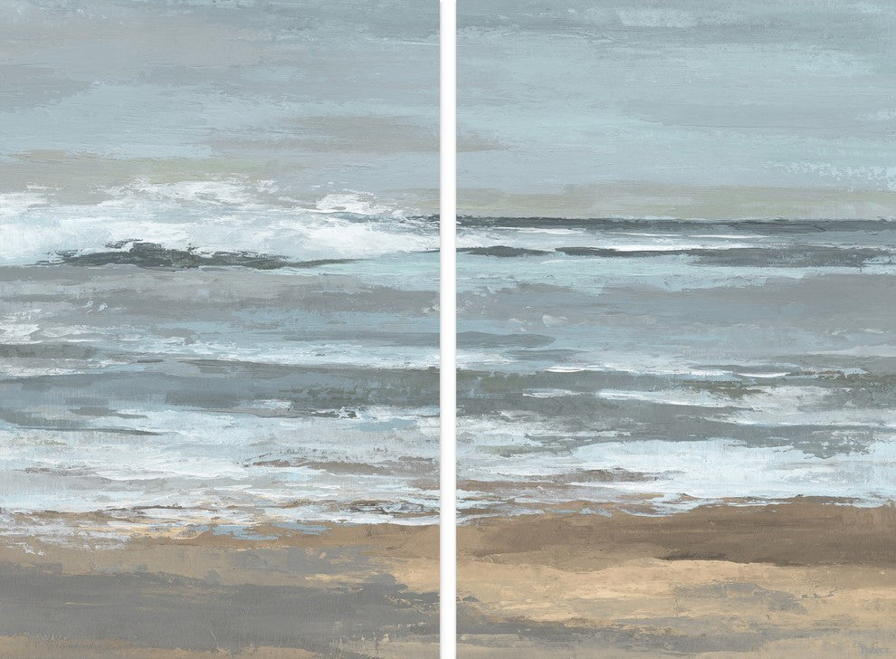 Dark Shore Diptych, 40"x30"