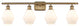 Innovations 516-4W-BB-G651-6-LED 4-Light Bath Vanity Light, Brushed Brass