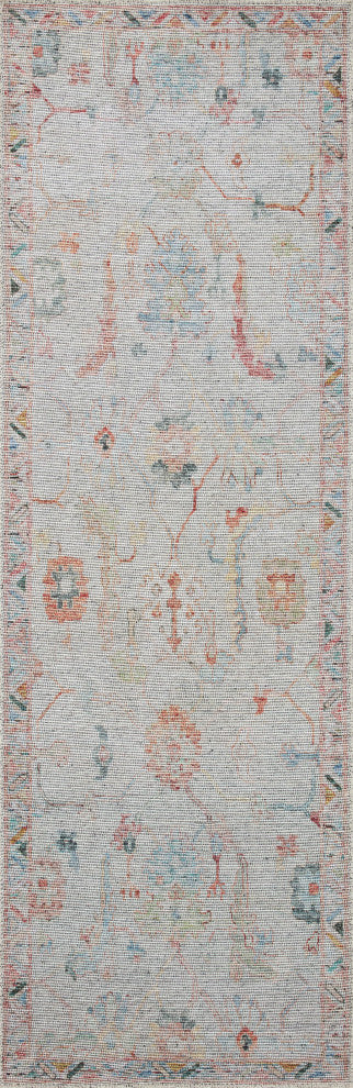 Loloi II Elysium Pebble / Multi 7'-10" x 7'-10" Round Area Rug