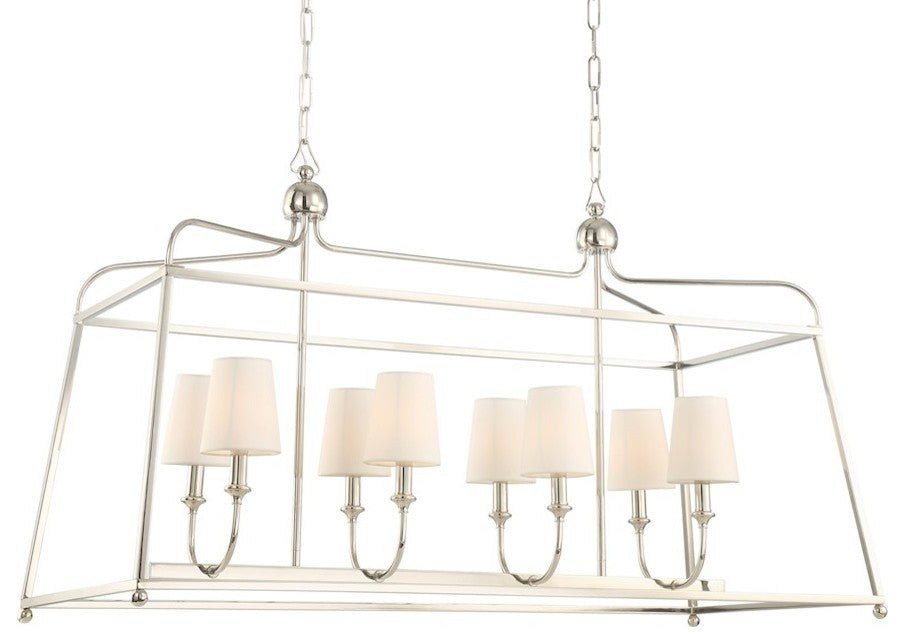 CRYSTORAMA 2249-PN Sylvan 8 Light Chandelier