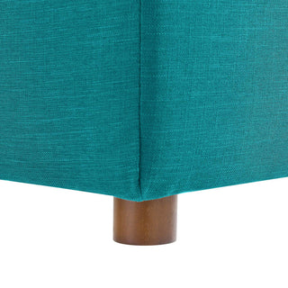 Commix Down Filled Overstuffed 7 Piece Sectional Sofa Set Teal