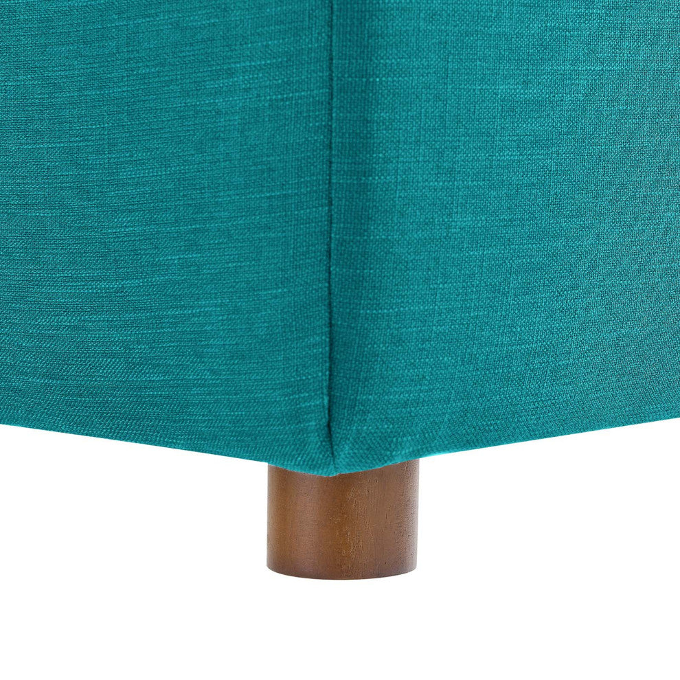 Commix Down Filled Overstuffed 7 Piece Sectional Sofa Set Teal