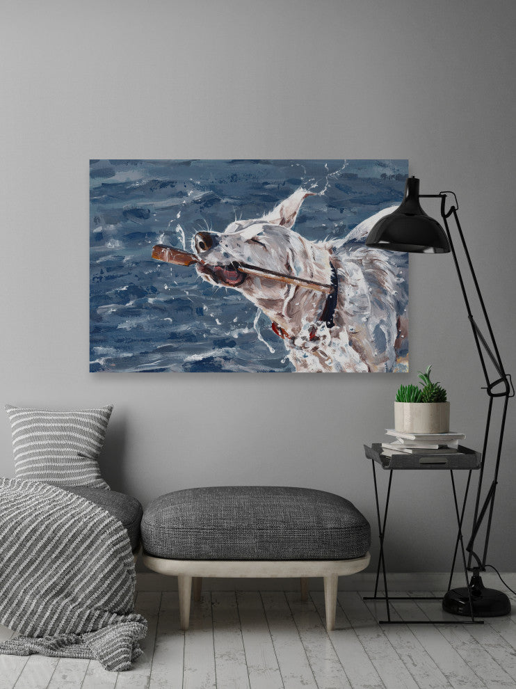 "Wiggles Day Out" Painting Print on Wrapped Canvas, 24x16