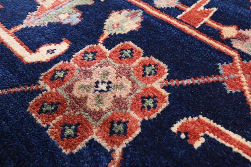 Heriz Serapi Handmade Wool Rug 10' 0" X 13' 10" - Q15997