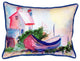 Betsy Drake House and Boat Extra Large 20 X 24 Indoor / Outdoor Pillow