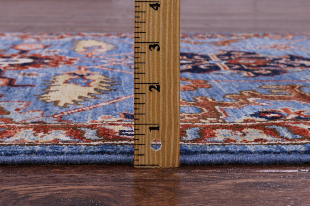 Persian Fine Serapi Hand-Knotted Wool Runner Rug 2' 7" X 10' 0" - Q12895