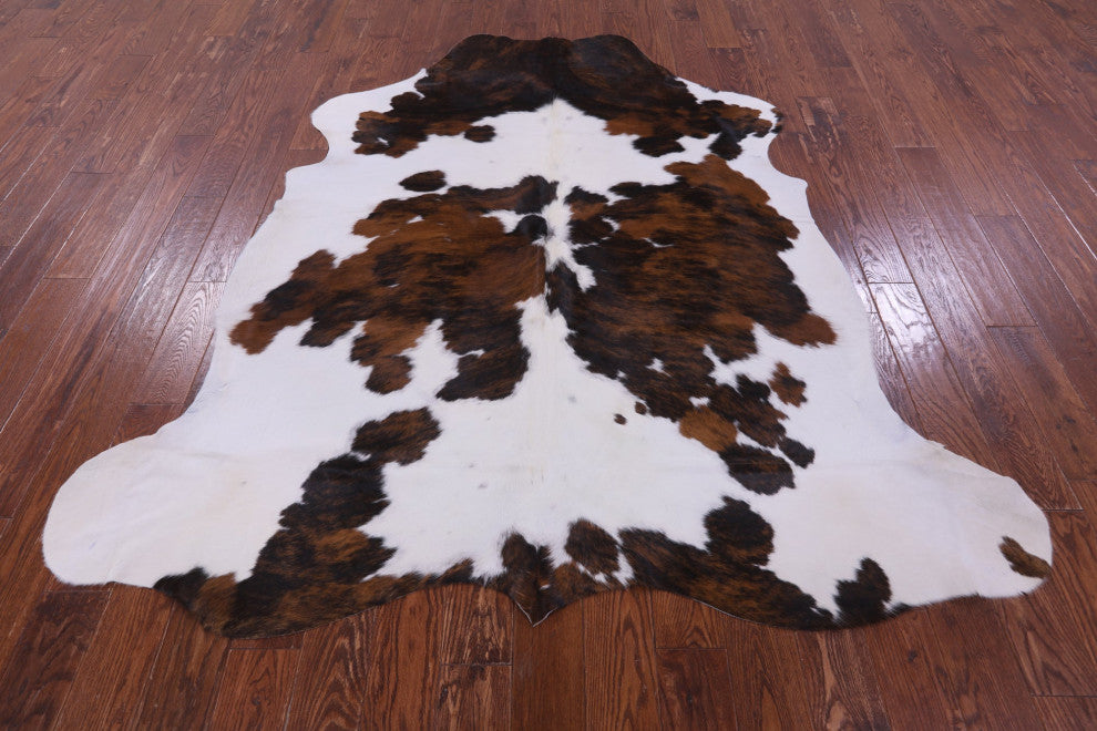 Tricolor Natural Cowhide Rug 7' 2" X 6' 8" C2255