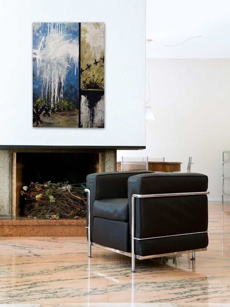 "iCraq" Painting Print on Wrapped Canvas, 40"x60"