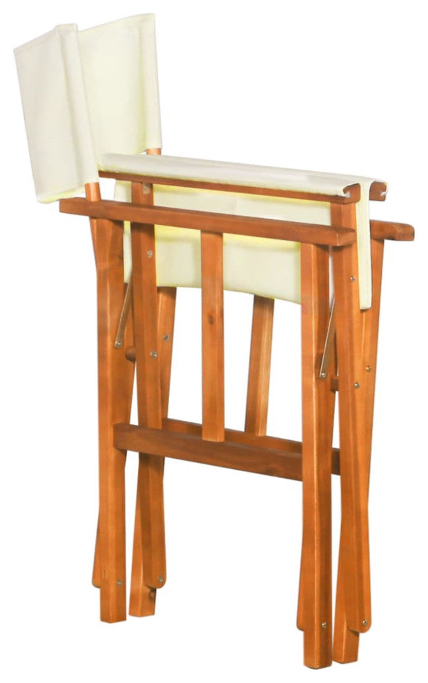 Vidaxl Director's Chair Solid Acacia Wood