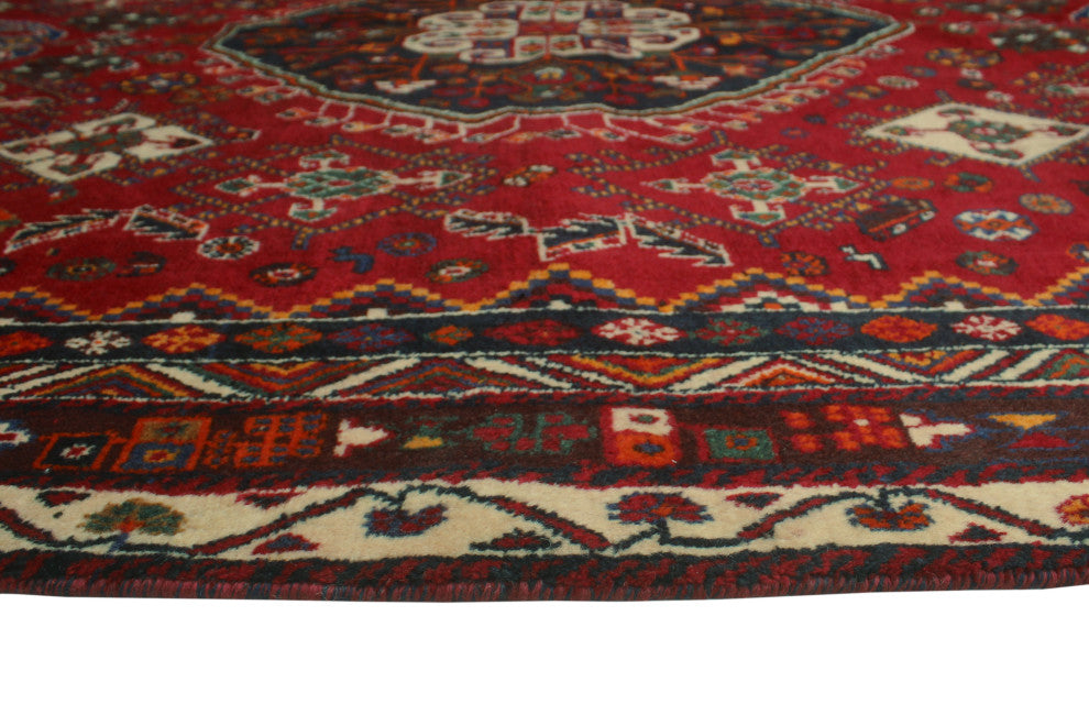 Fine Vintage Distressed Brylee Red Rug