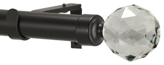 Gemstone Non-Telescoping Curtain Rod, Oil Rubbed Bronze, 96''