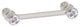 Carolina Crystal 3" Cabinet Pull, Satin Nickel