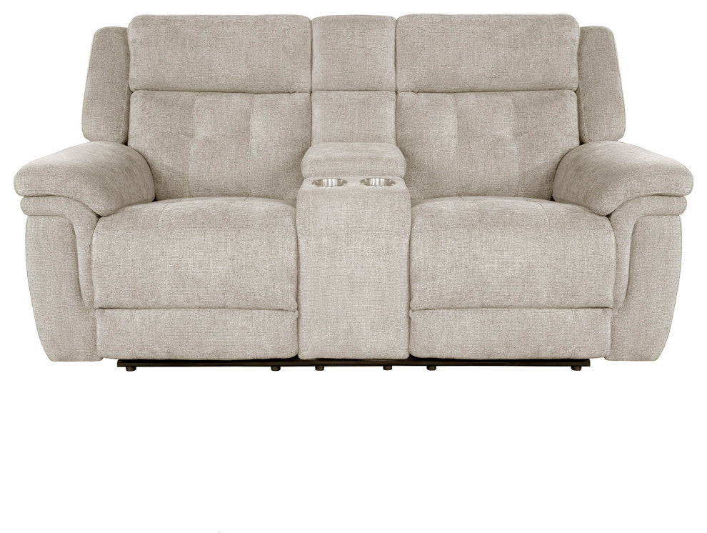 Richland Bristol Grey Power Reclining Sofa and Loveseat