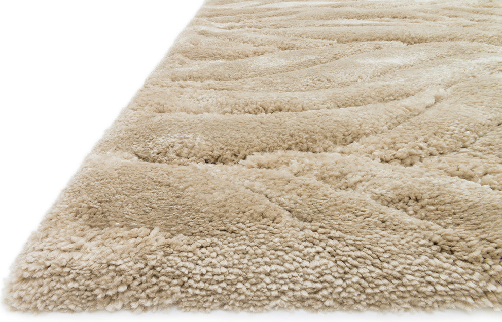 1.5" Thick, Plush, Comfortable Dream Shag DR-02 Rug, Beige, 2'2"x3'9"