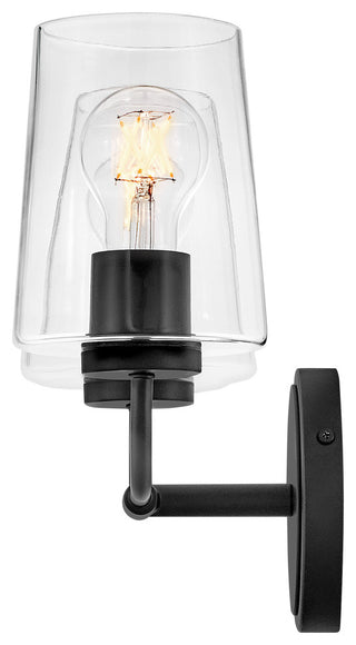 Lark Kline Small Two Light Vanity, Black