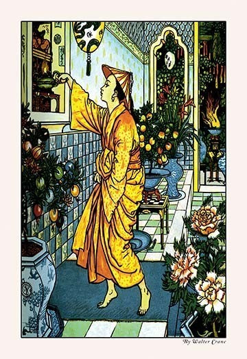 Aladdin Secures the Lamp - Gallery Wrapped Canvas Art 28" x 42"