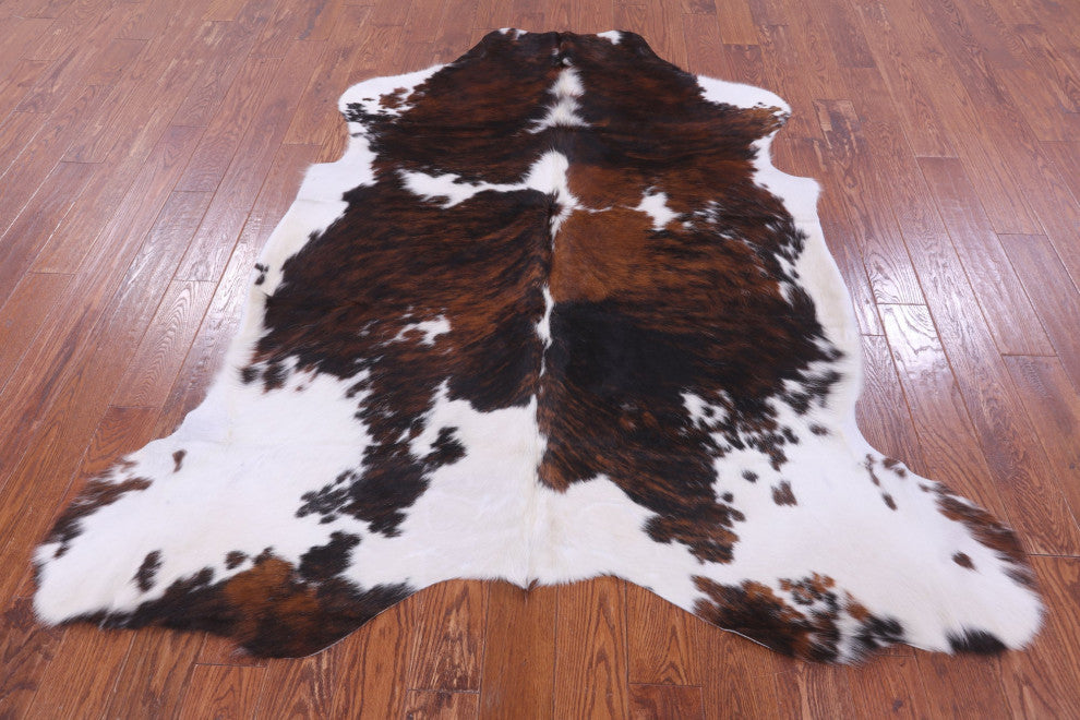 7' 1" X 6' 4" Natural Cowhide Rug C2402