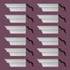 Ornate Cornice White Urethane Saint Denis Design 12 Pieces Totaling 1128" Length