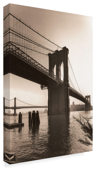 "Brooklyn Bridge 2" by Chris Bliss, Canvas Art, 22"x32"