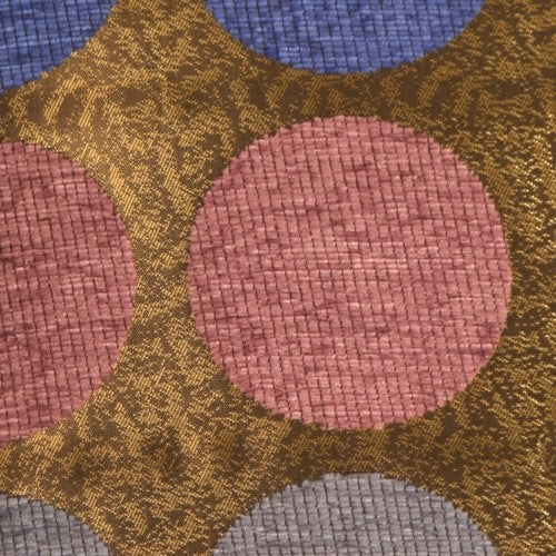 Pillow Decor - Multicolor Spheres Blue Pillow
