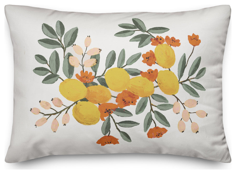 Citrus Botanical 14x20 Indoor / Outdoor Pillow