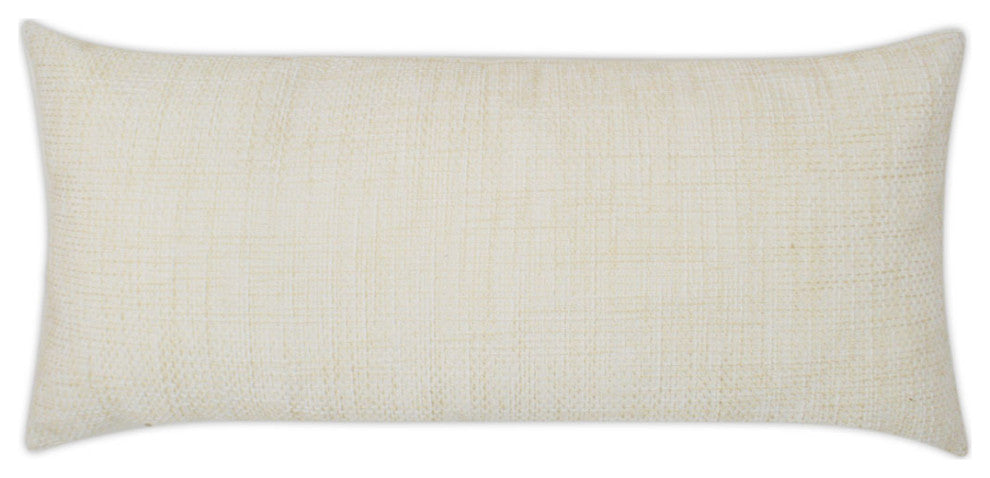 Outdoor Double Trouble Lumbar Pillow - Linen