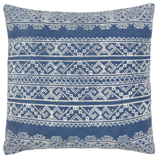 Surya Zendaya Pillow Shell With Down Insert 18"H X 18"W Black