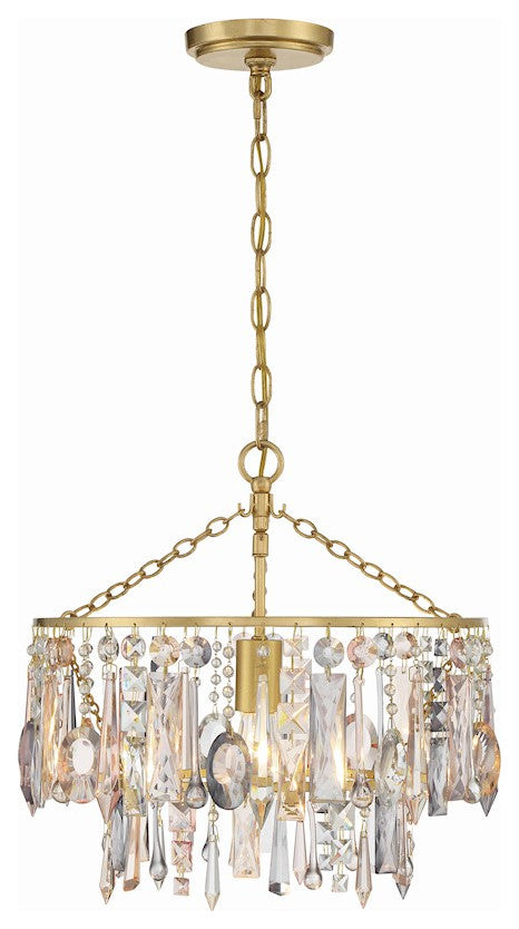 Elsa 1-Light Pendant, Antique Gold