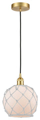 Innovations 616-1P-SG-G121-8RW-LED 1-Light Mini Pendant, Satin Gold