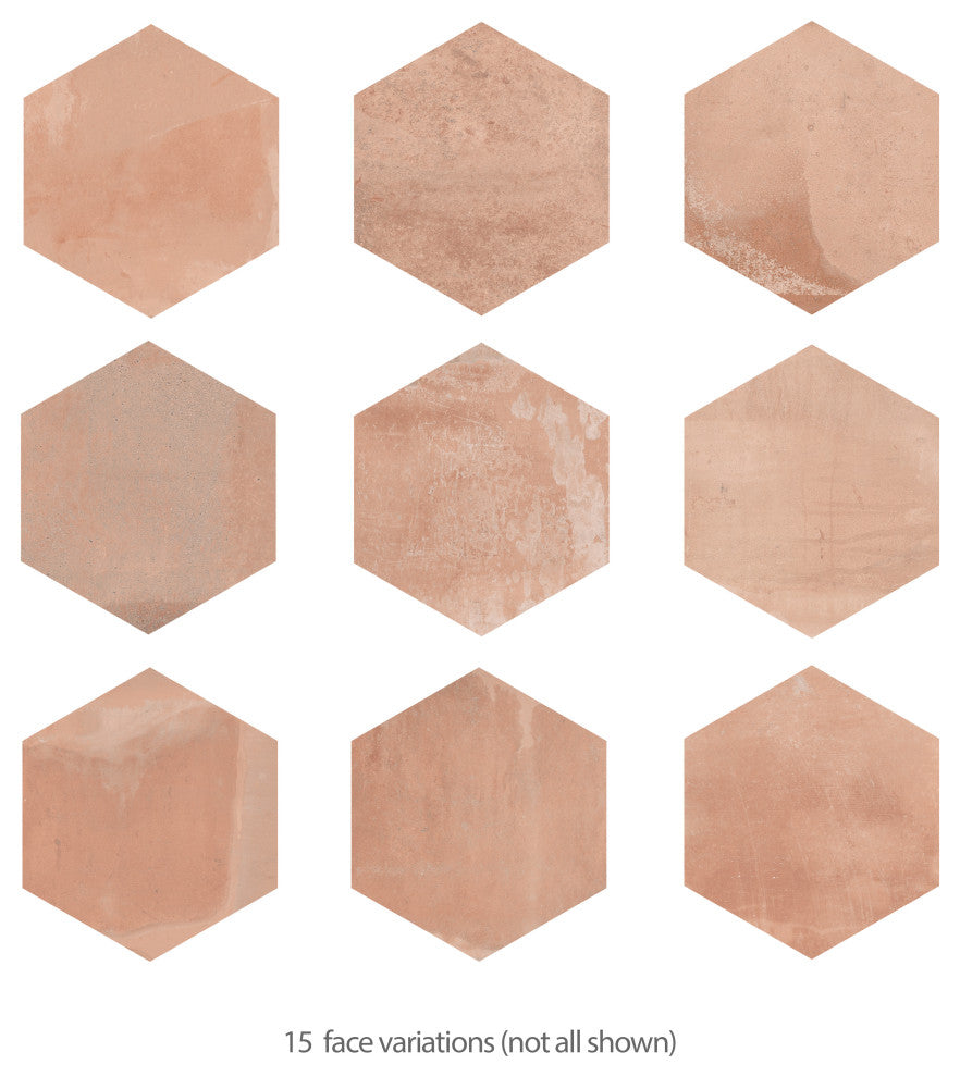 Argillos Hex Teja Porcelain Floor/Wall Tile