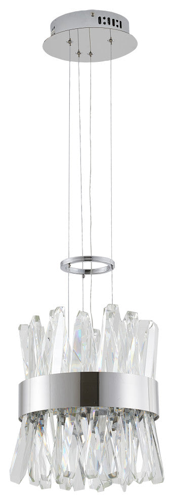 Bethel International LX61P10CH 1-Light LED Pendant, Chrome