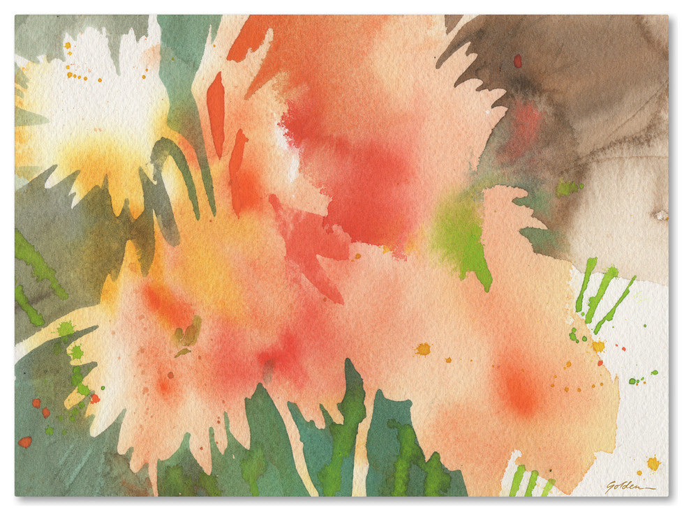 Sheila Golden ''Daisy Abstraction'' Canvas Art, 19"x14"