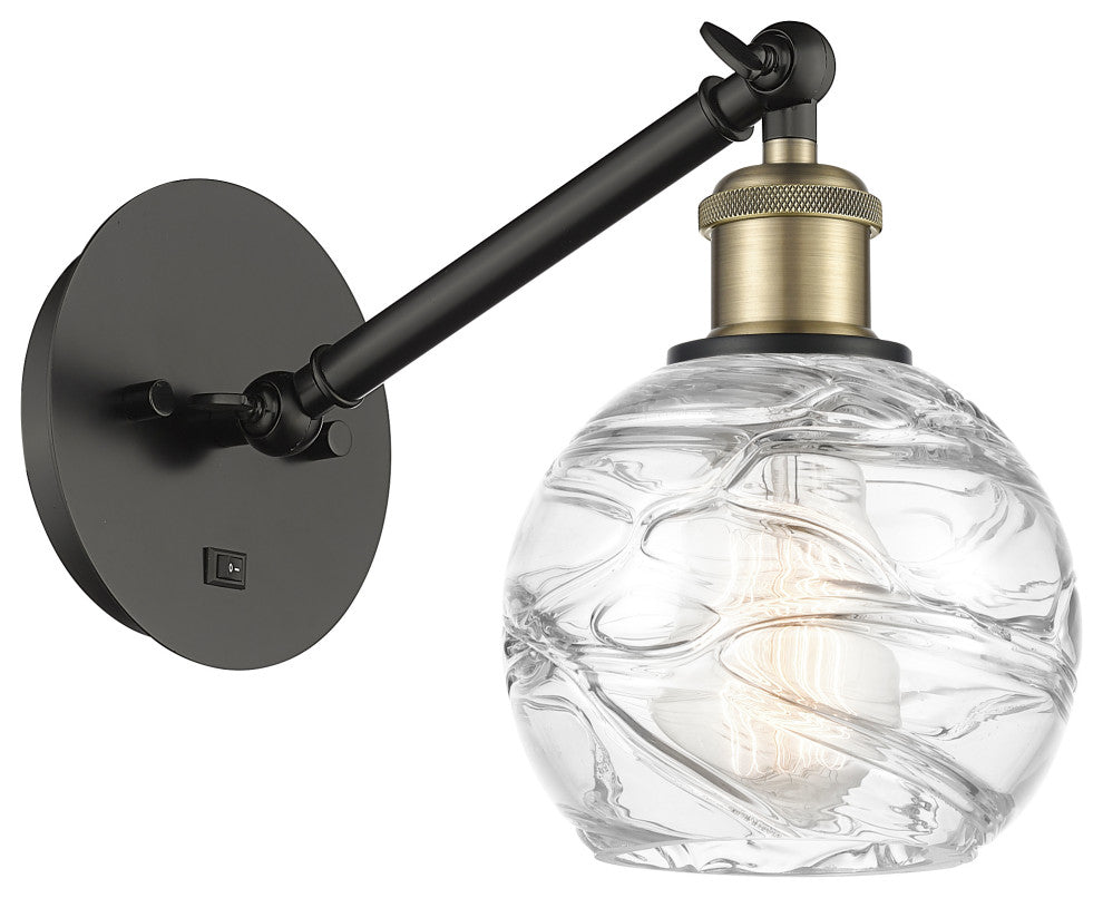 Innovations 317-1W-BAB-G1213-6-LED 1-Light Sconce, Black Antique Brass