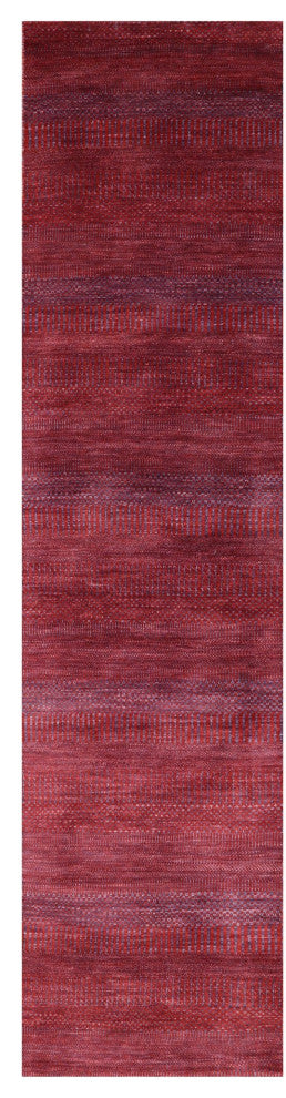 Runner Savannah Grass Hand-Knotted Wool and Silk Rug 2' 5" X 10' 1" Q11950