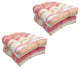 19" U-Shaped Dining Chair Cushions, Set of 4, Willsboro Sunrise