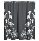Plant Silhouettes 1 71x74 Shower Curtain